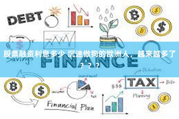 股票融资利息多少 沉迷做狗的欧洲人，越来越多了？？？