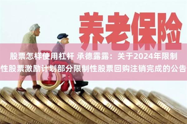 股票怎样使用杠杆 承德露露：关于2024年限制性股票激励计划部分限制性股票回购注销完成的公告